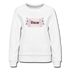 Rescue Momma Floral Women’s Premium Sweatshirt - white